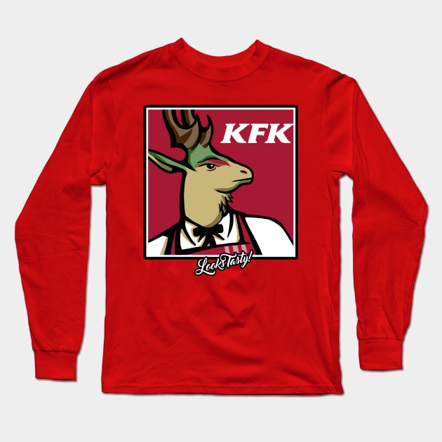 Kentucky Fried Kelbi Long Sleeve T-Shirt by Zebnoiser